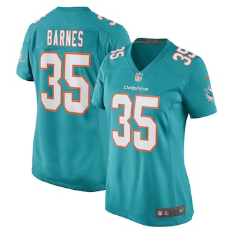 womens nike kalon barnes aqua miami dolphins game player jer